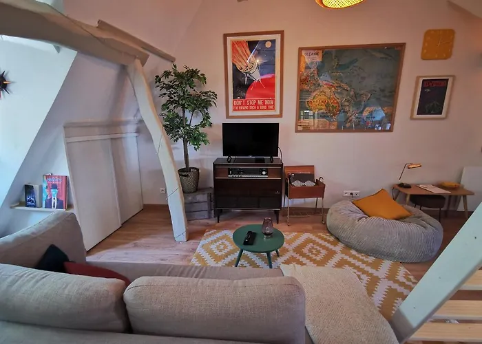 Apartment Treehouse - Funky - Terrasse Sur Le Toit - Mezzanine - Full