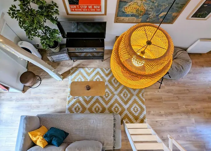 Apartman Treehouse - Funky - Terrasse Sur Le Toit - Mezzanine - Full *